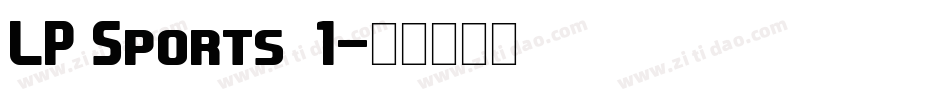 LP Sports 1字体转换